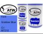Preview: Ford, Grabber Blue, CI / M7210: 500ml Lackdose + 500ml Klarlack + 250ml Härter - Set, von ATW Autoteile West.